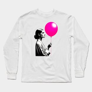 The Pink  Balloon Long Sleeve T-Shirt